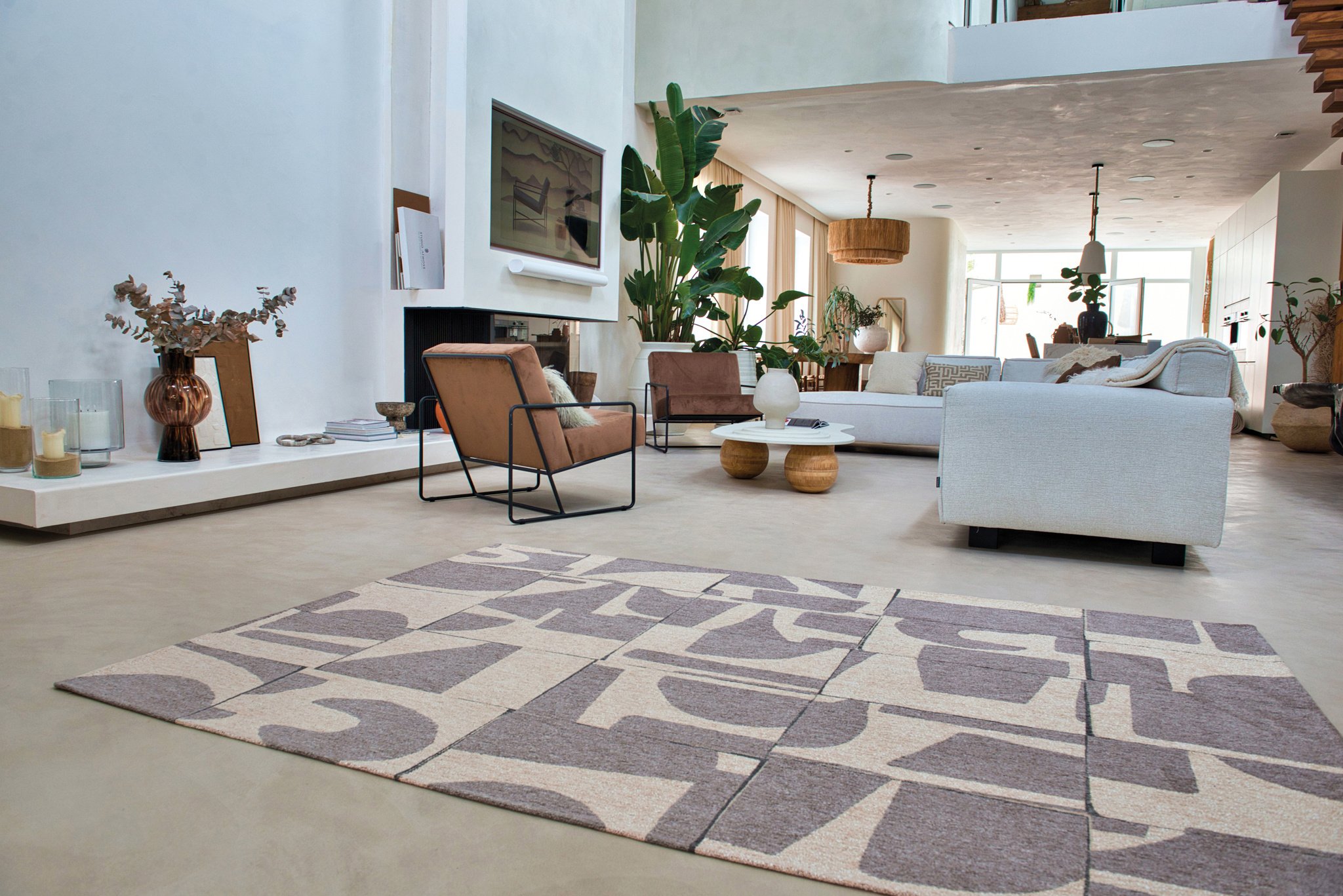 String Modern Rug