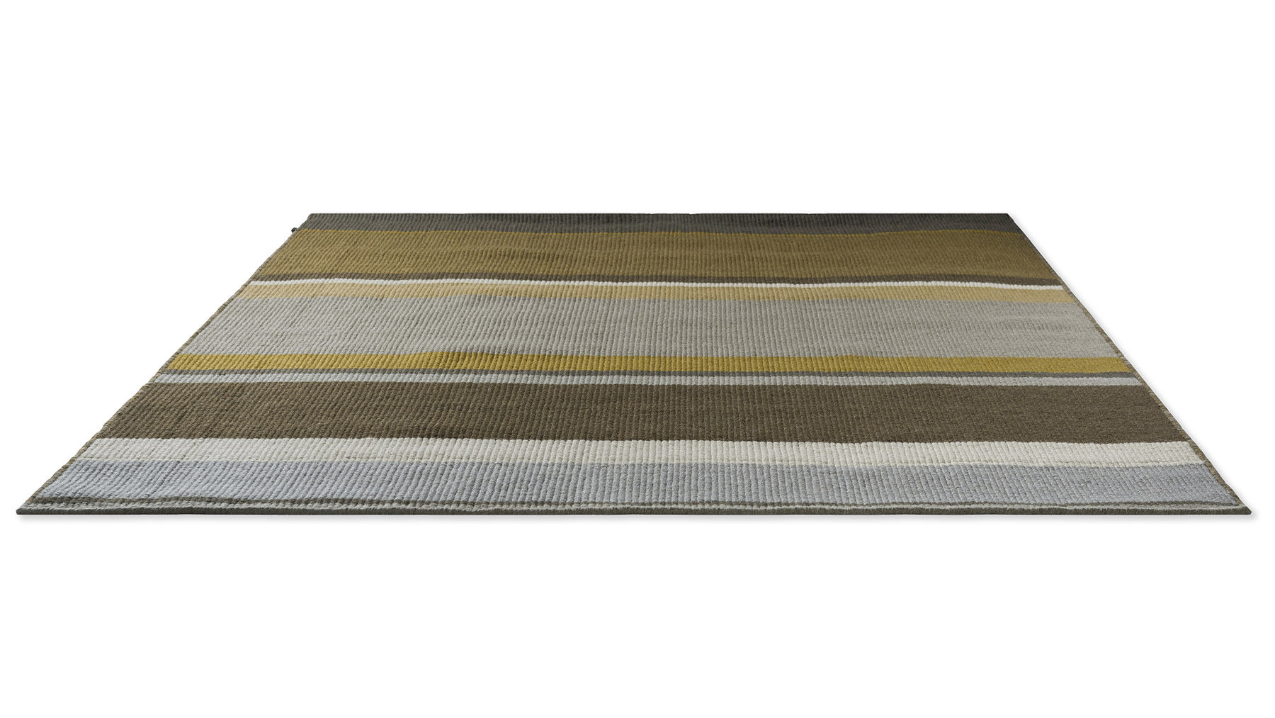 Artisan Stack Ochre Handwoven Rug ☞ Size: 5' 3" x 7' 7" (160 x 230 cm)