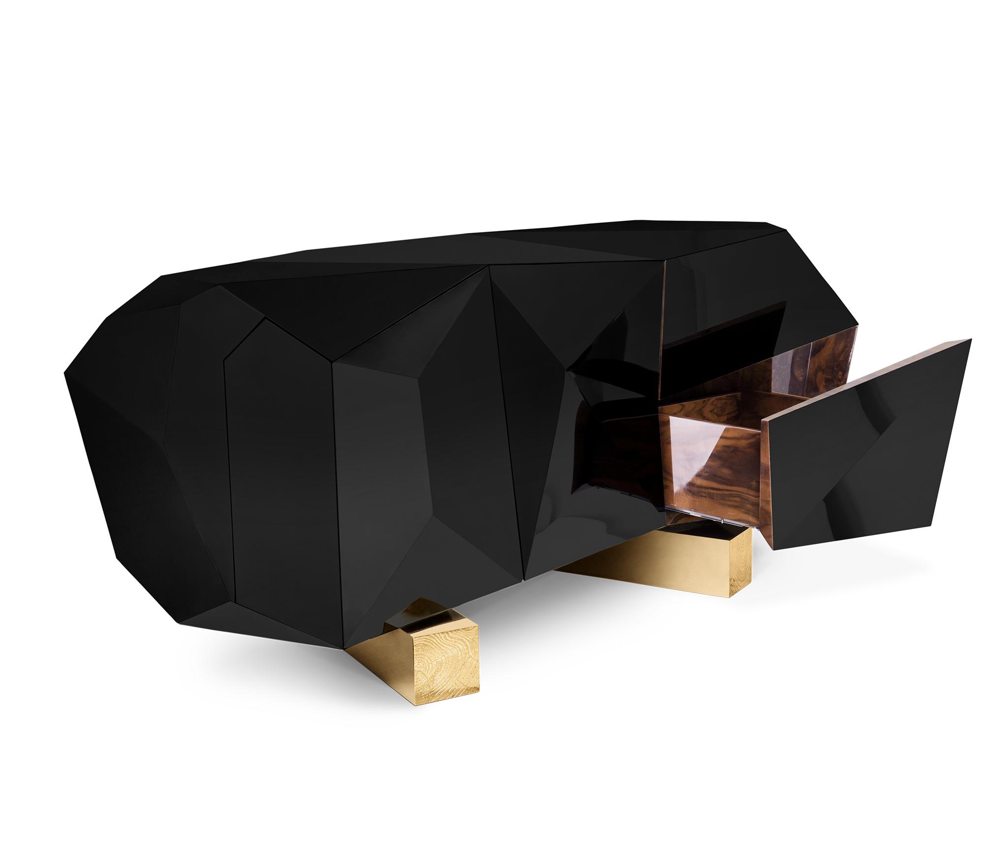 Prism 2 Black Sideboard