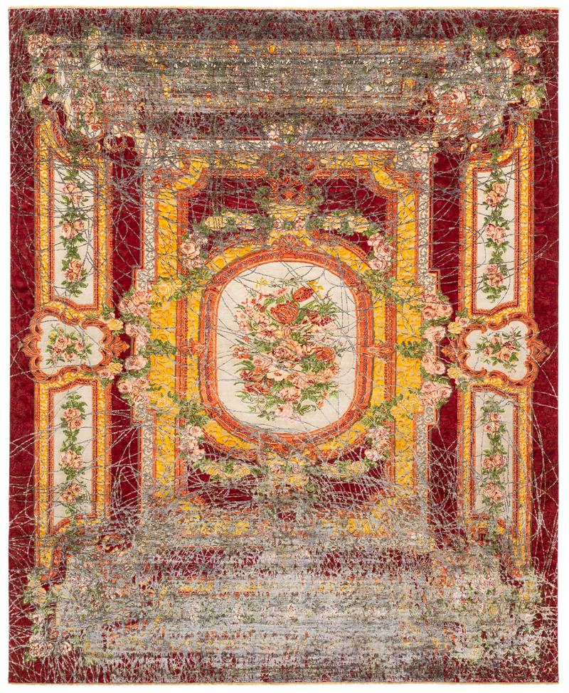 Savonnerie Luxury Hand-Knotted Rug