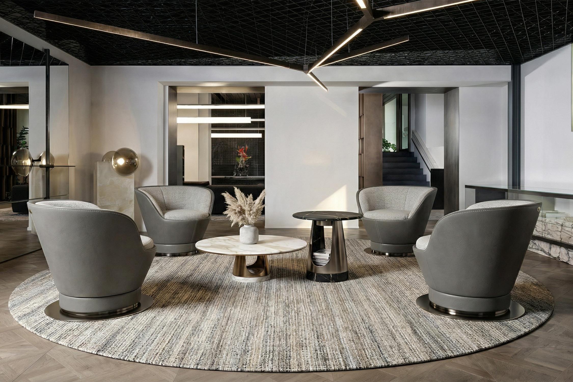 Aura Swivel Armchair