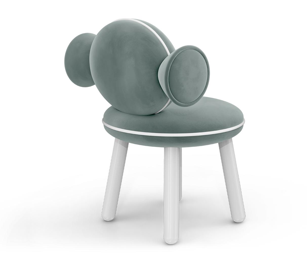 Lollipop Blue Puff Chair