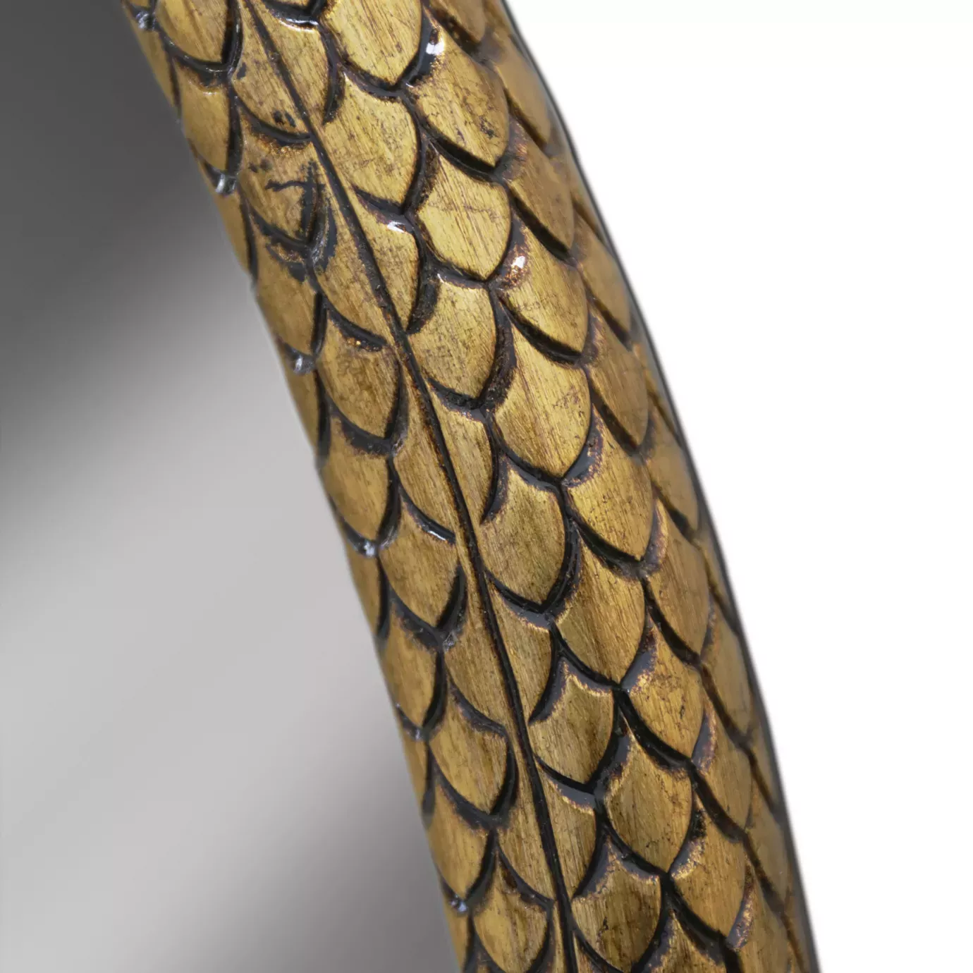 Serpentine Apple-Shaped Mirror