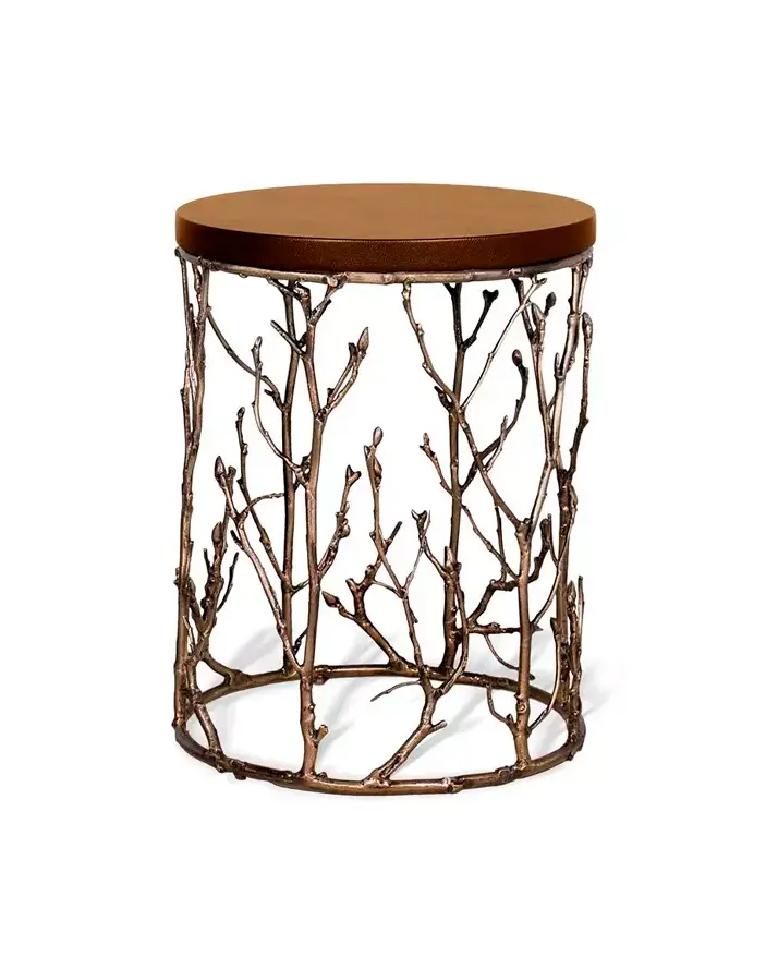 Elowen Synthetic Leather Side Table