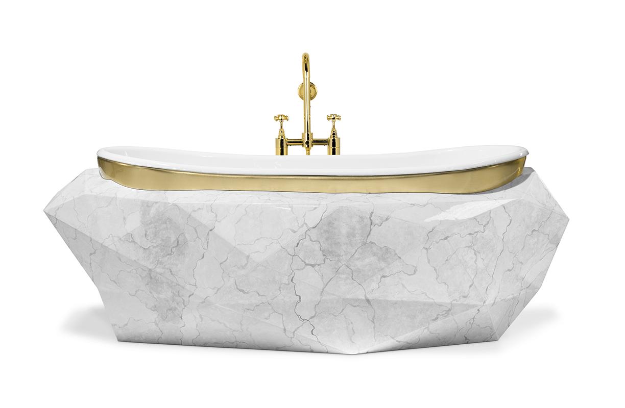 Gemstone Faux Marble Bathtub