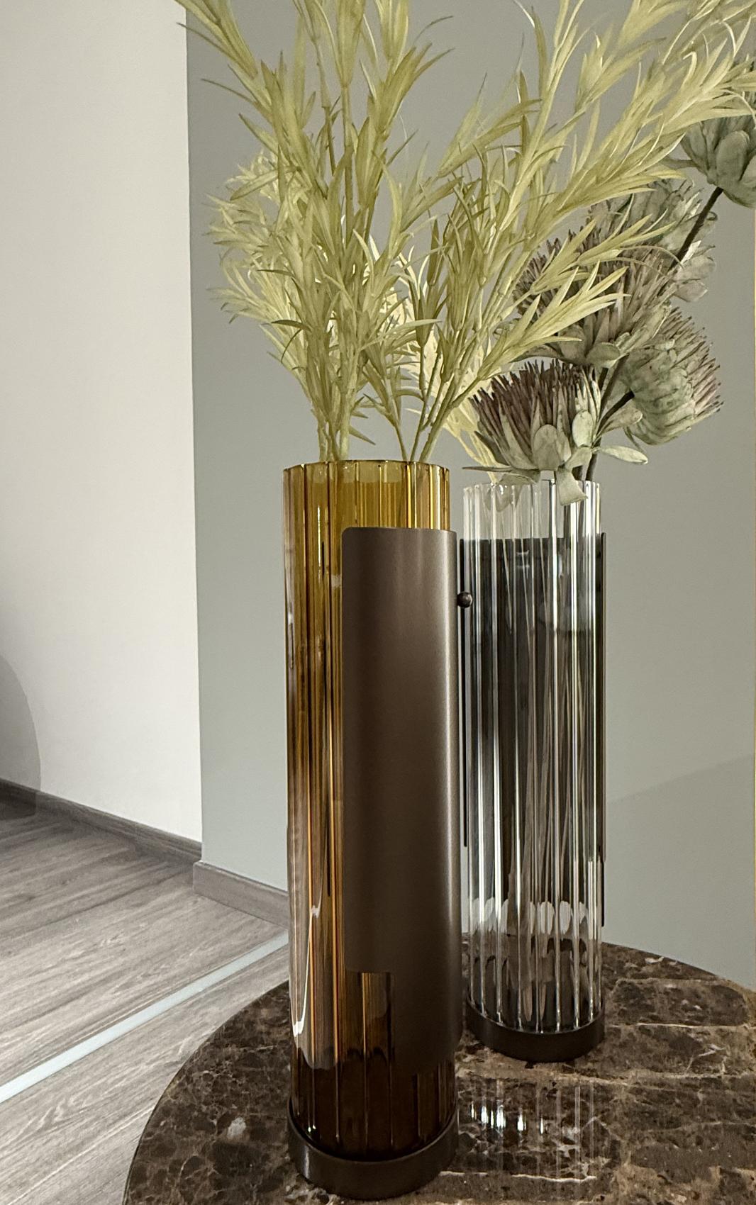 Bon Ton Tall Dark Vase