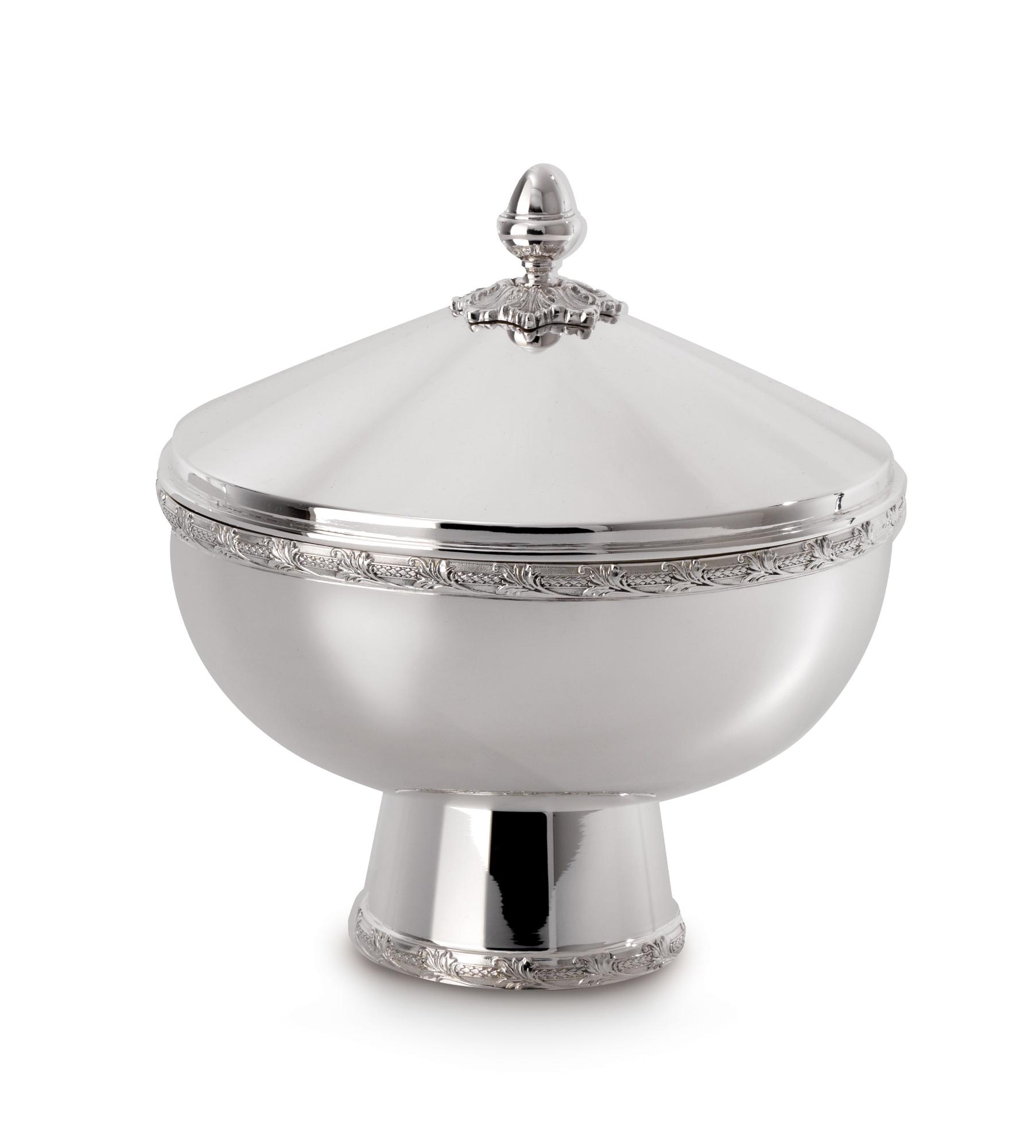 Royal Silver Round Bowl with Lid