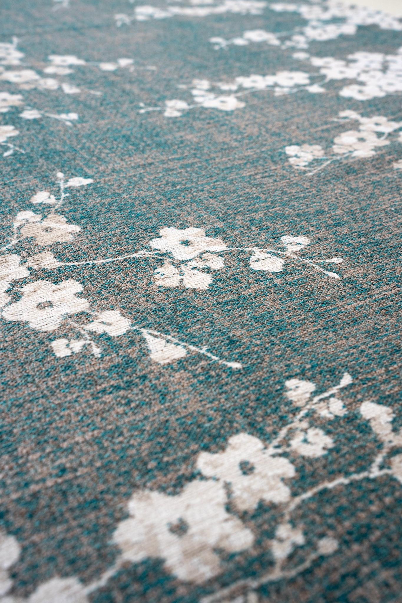 Lake Blue Round Rug