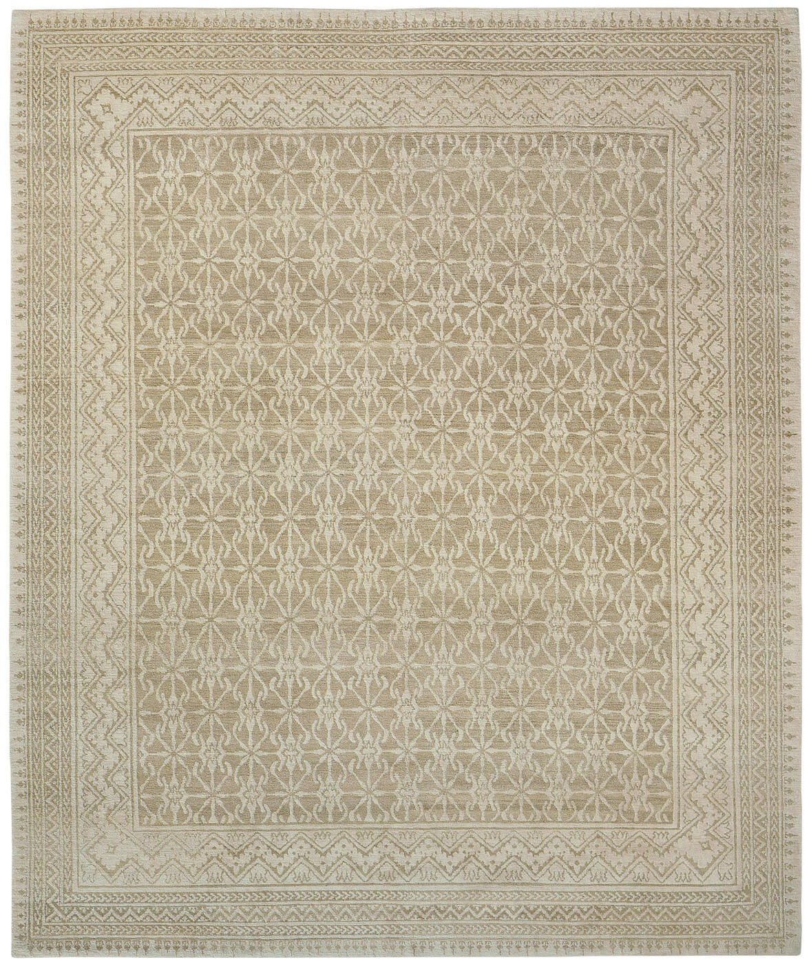 Hand-Knotted Blueberry Rug