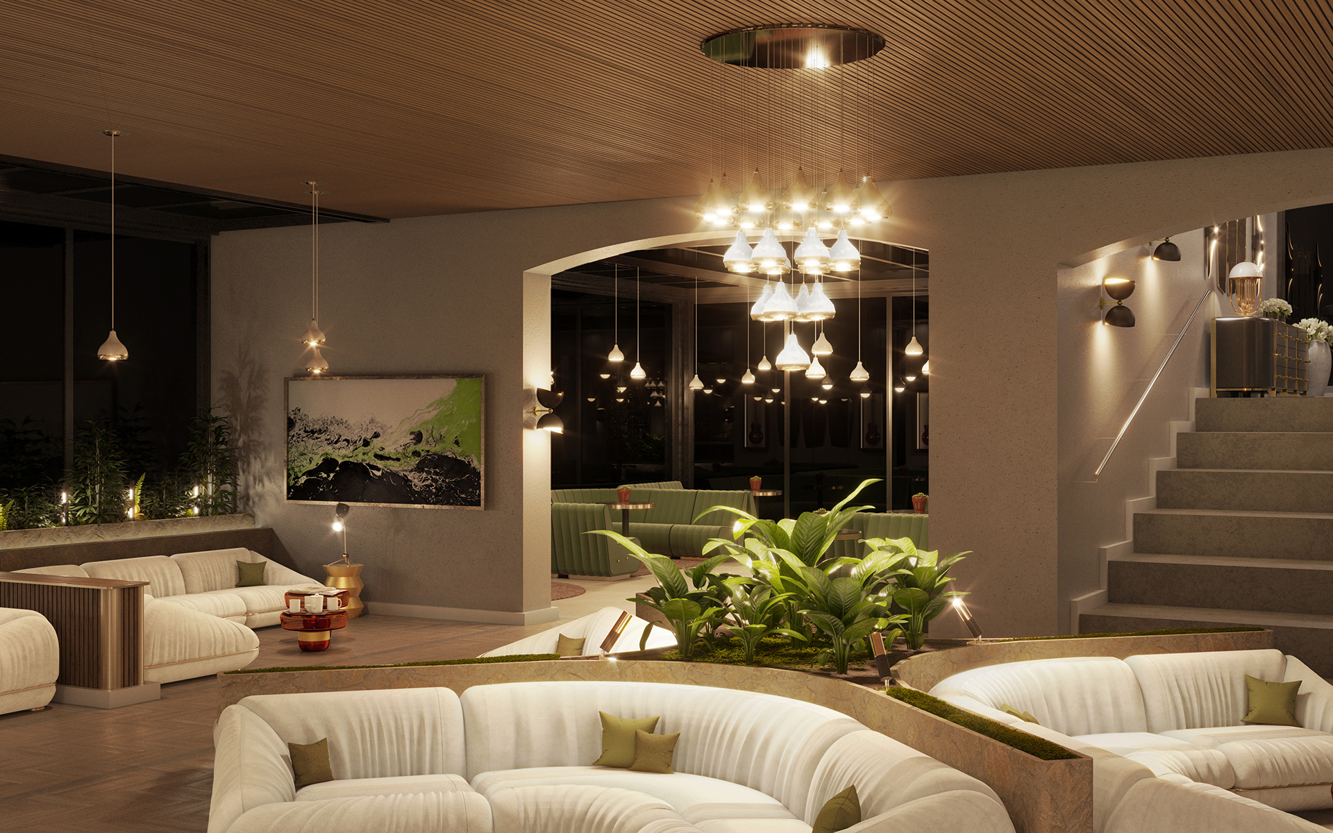 Grace 41 Chandelier Suspension Lamp - 5