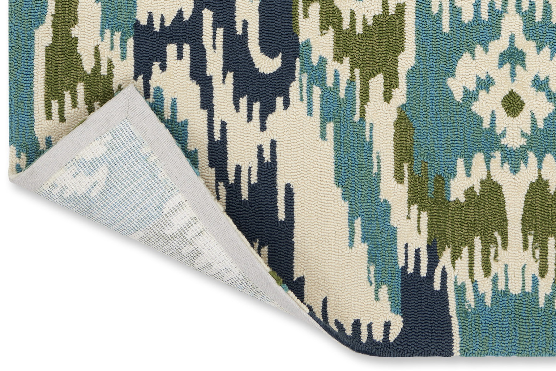 Blue Multi Outdoor Rug