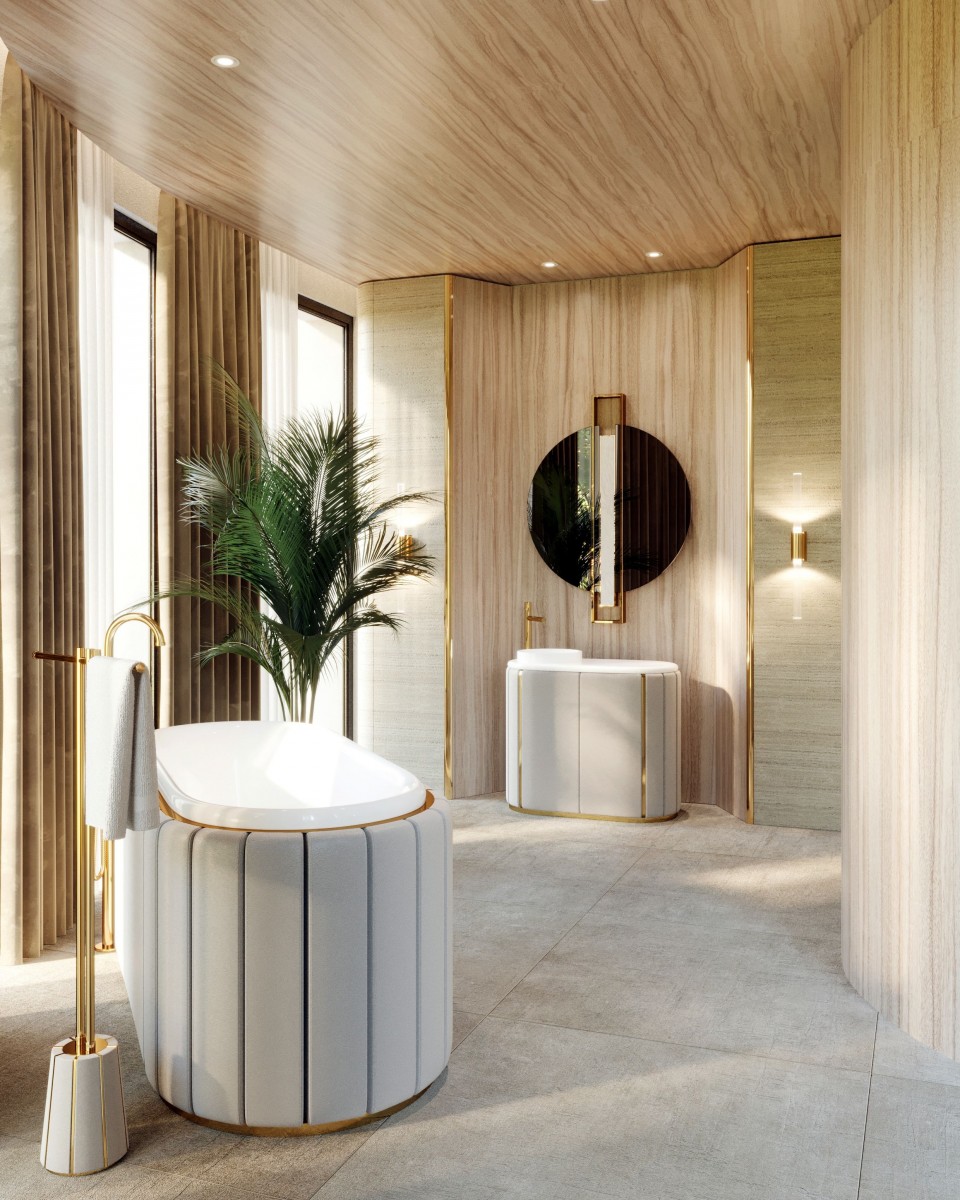 Majestic Black Vanity Cabinet - 1