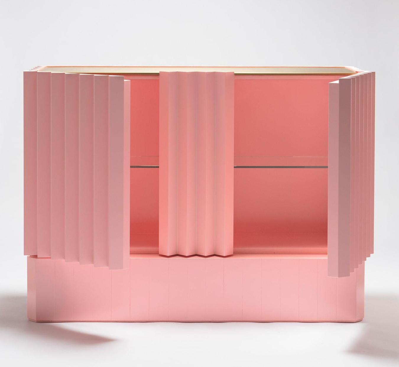 Elegant Pink Sideboard