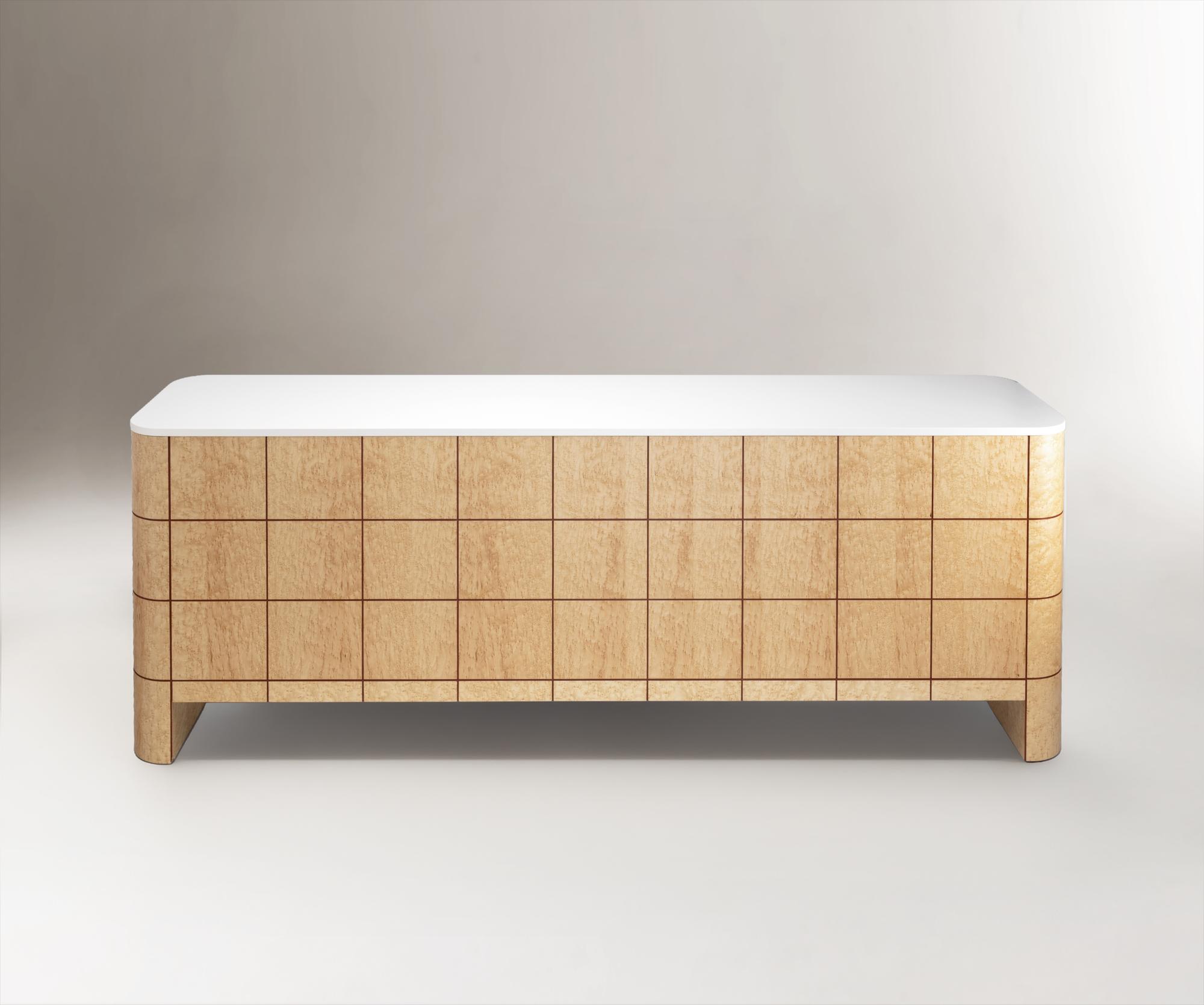Soft Cage Oak Sideboard
