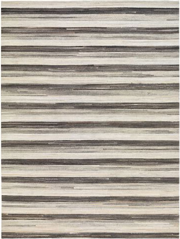 Lester Cowhide Handwoven Rug ☞ Size: 6' 7" x 10' (200 x 300 cm)
