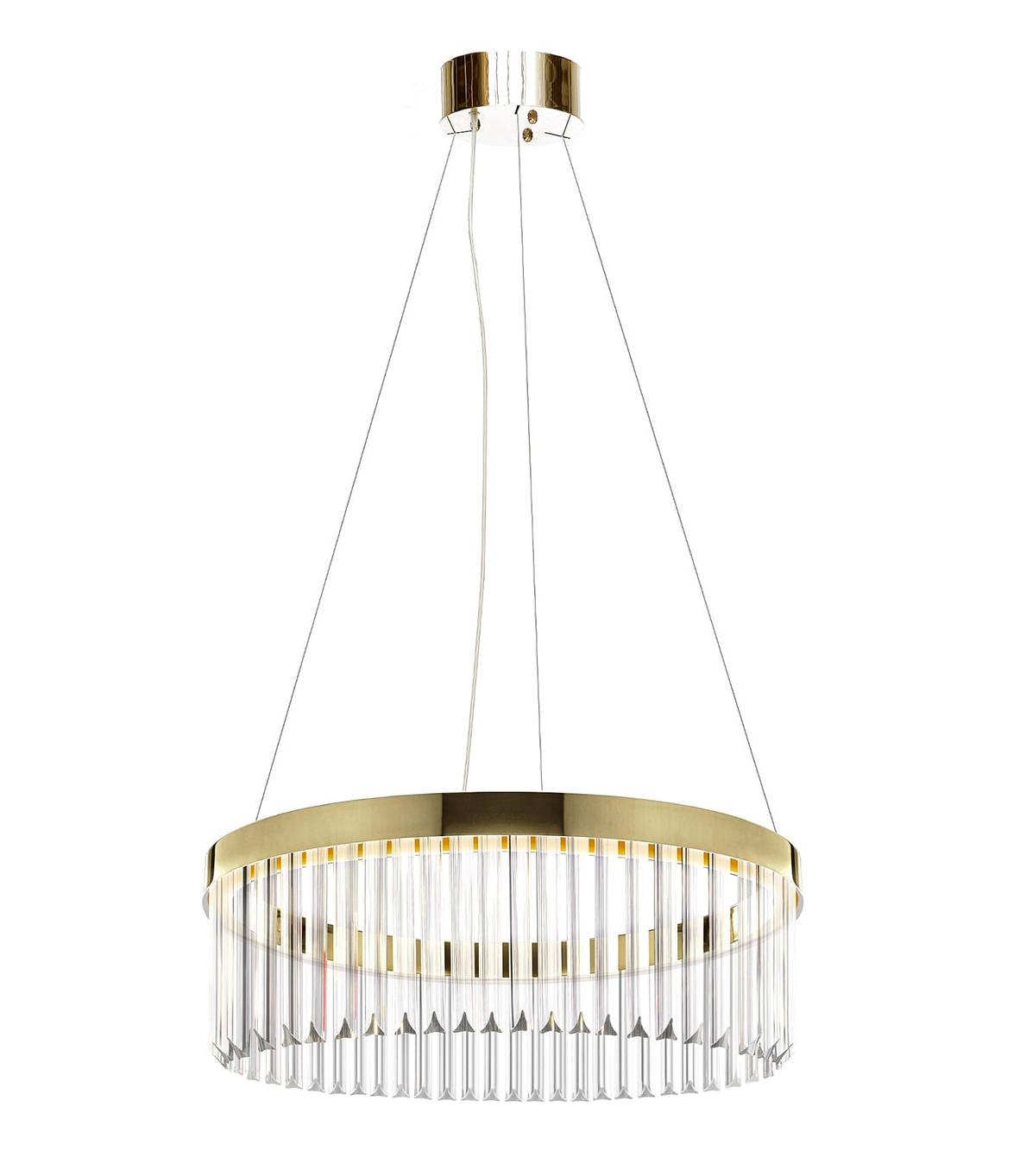Gold Ring Chandelier