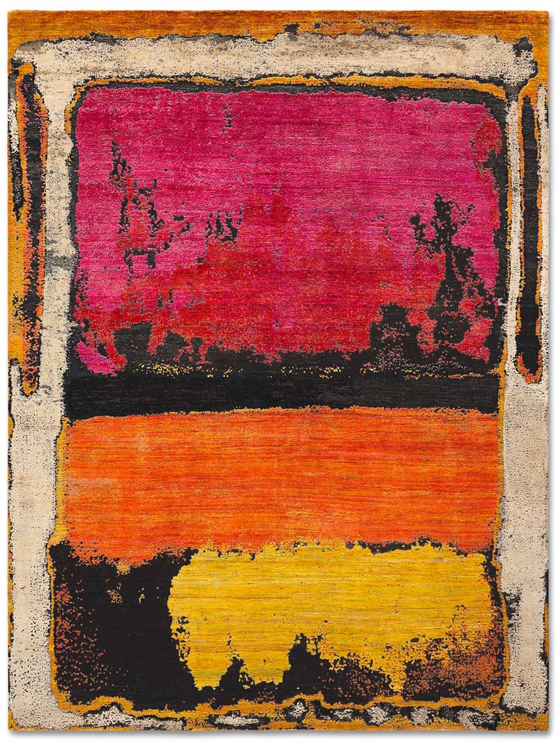 Magenta Hand-Woven Rug