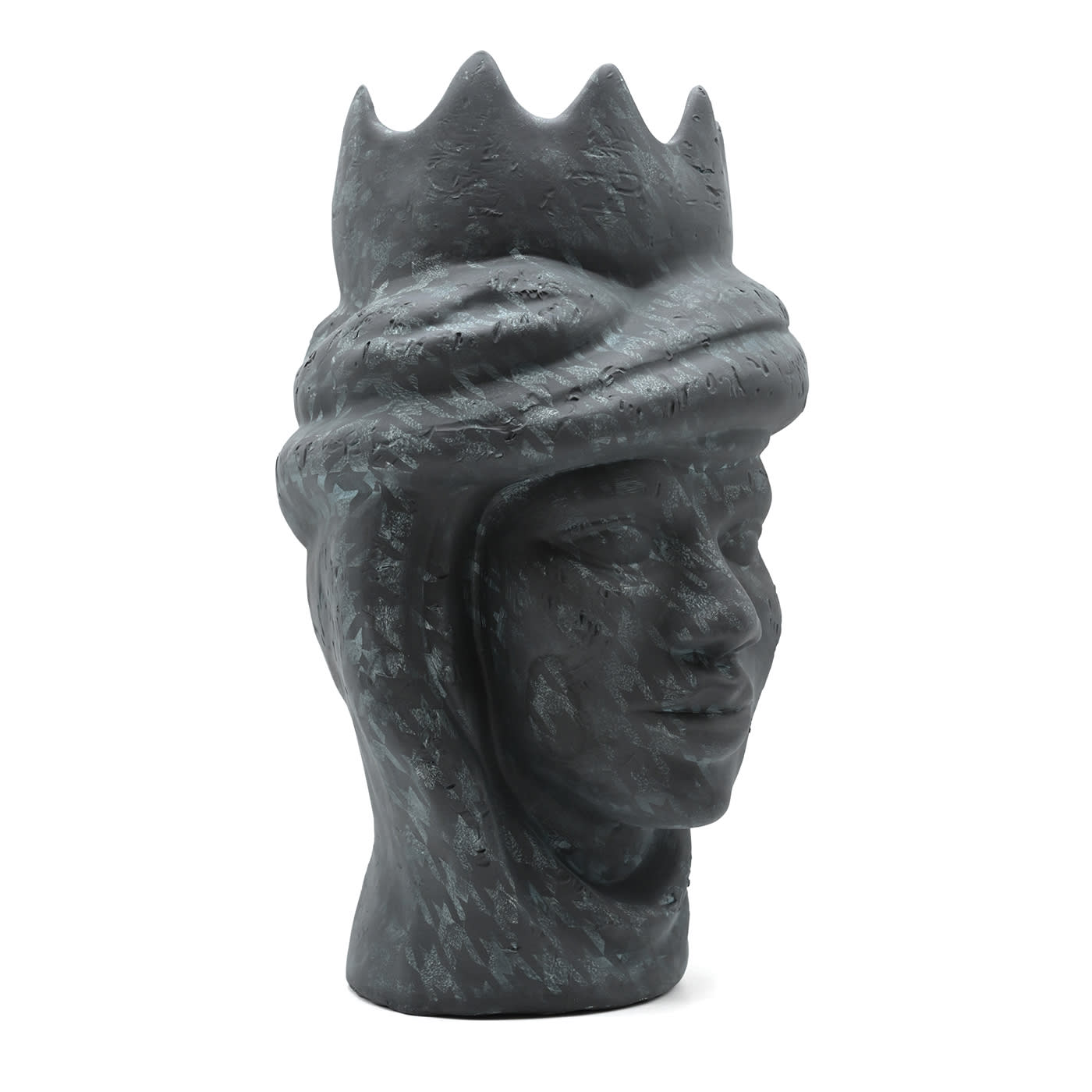 Moor's Head Grey Sculpture