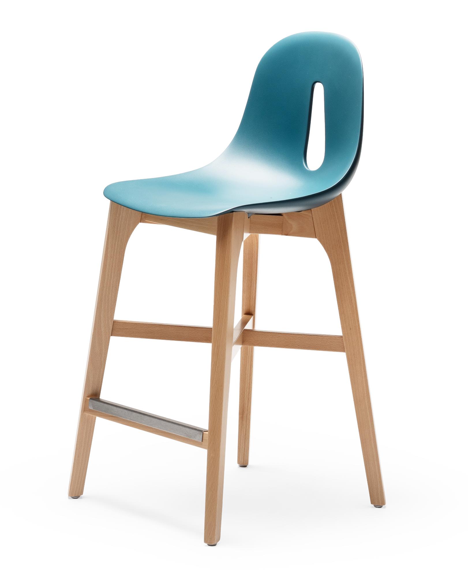 Gotham W SG-65 Blue Bar Stool