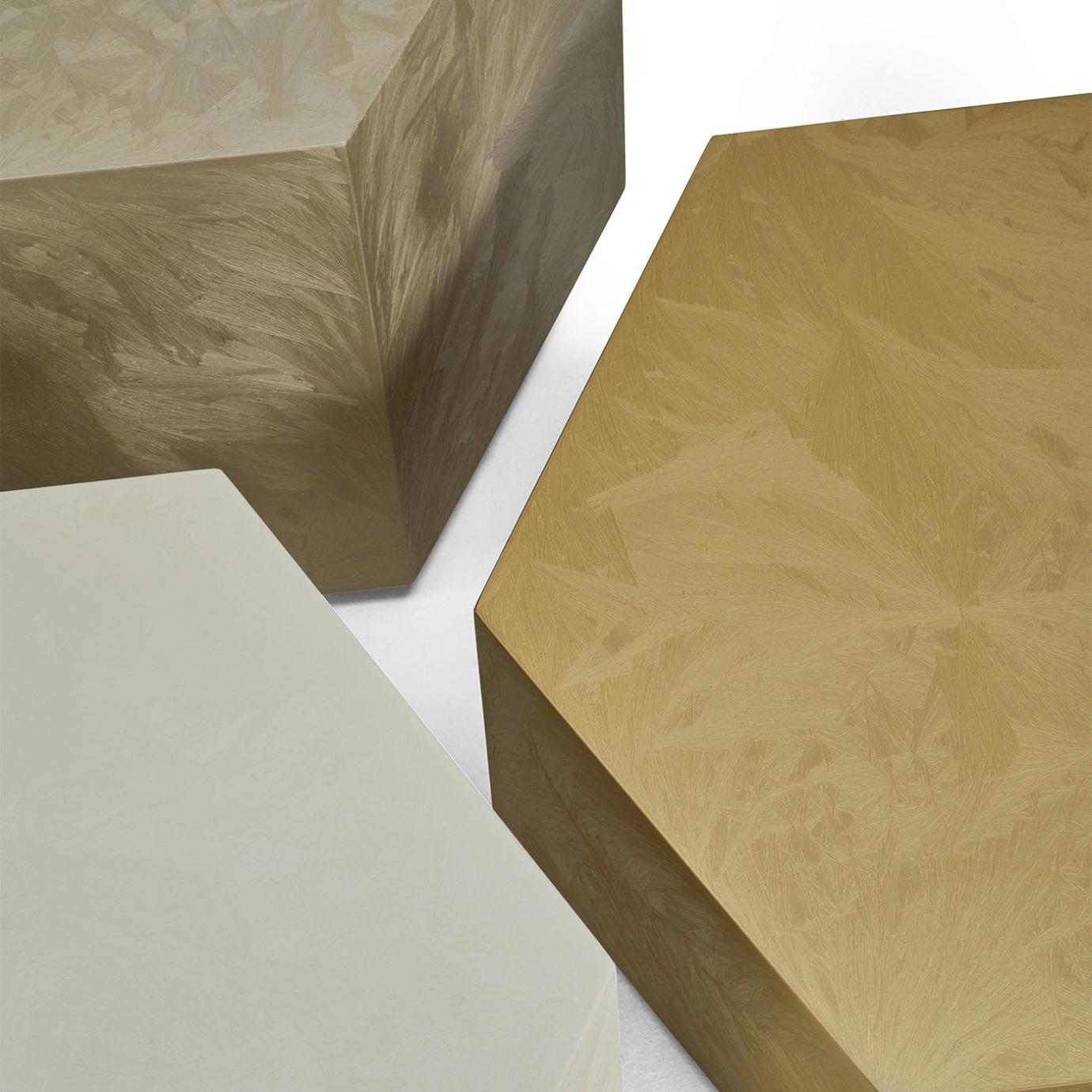 Hexagonal White Coffee Table