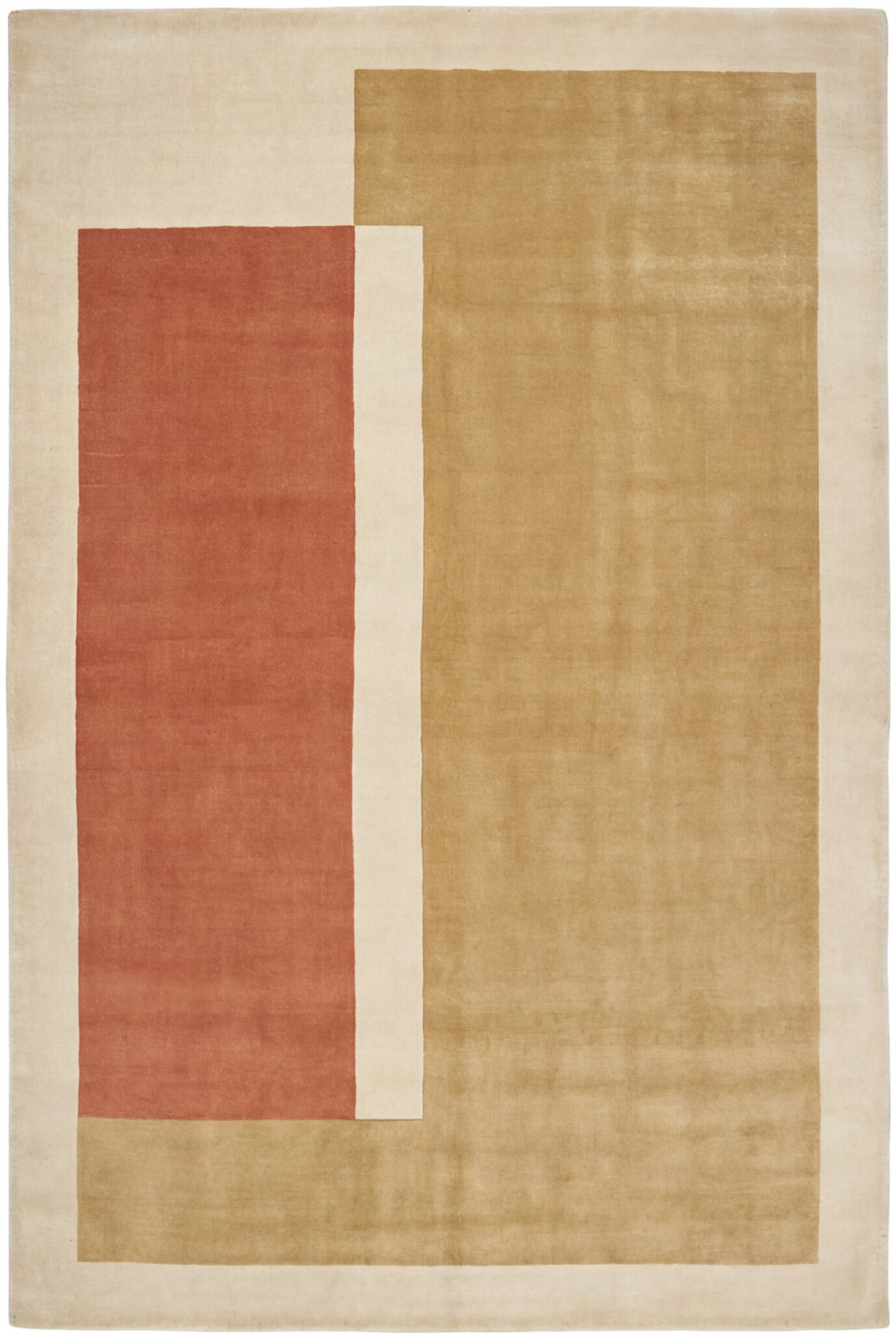 Warm Strips Handwoven Rug