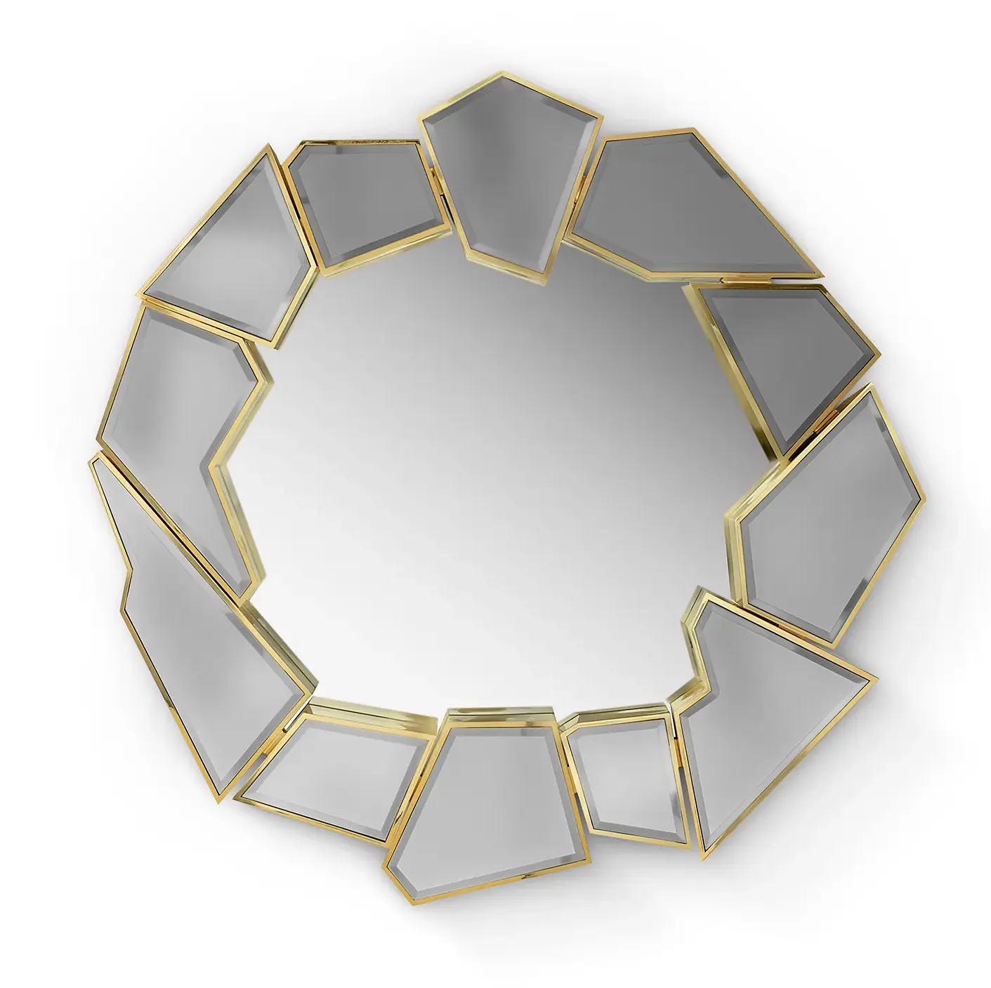 Shatter Round Mirror