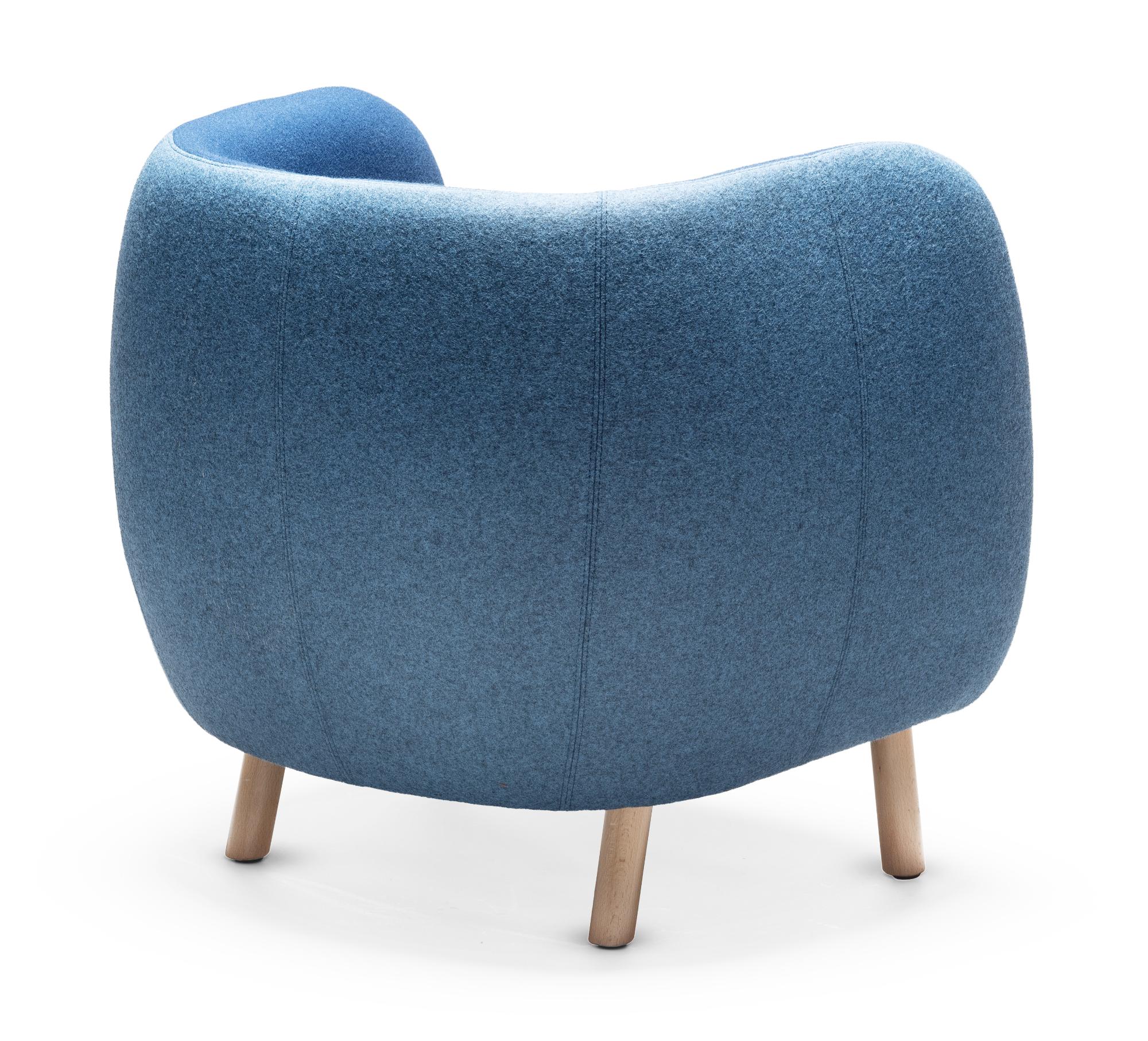 Mousse P Blue Armchair