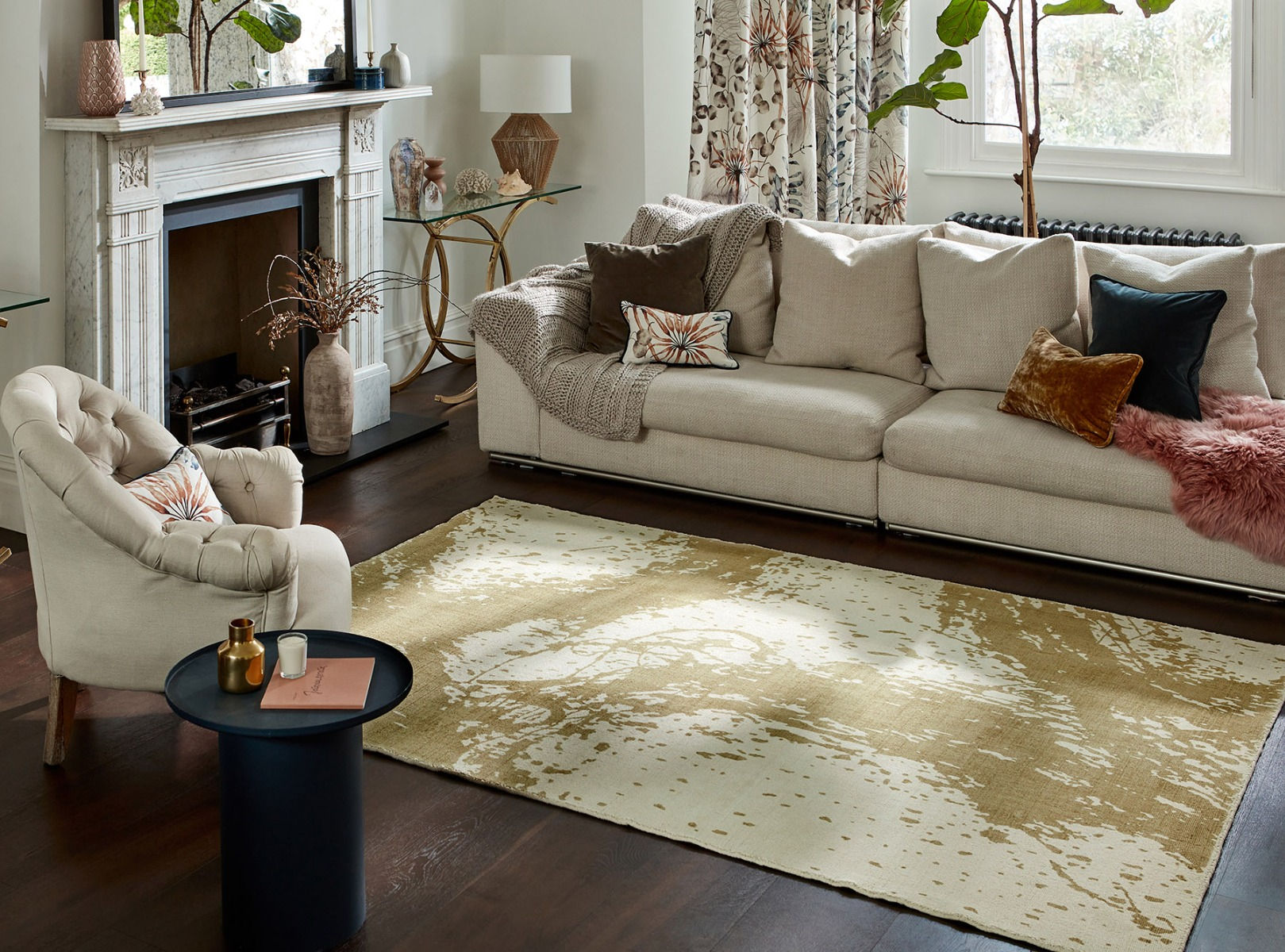 Enigmatic Sahara Awakening Designer Rug