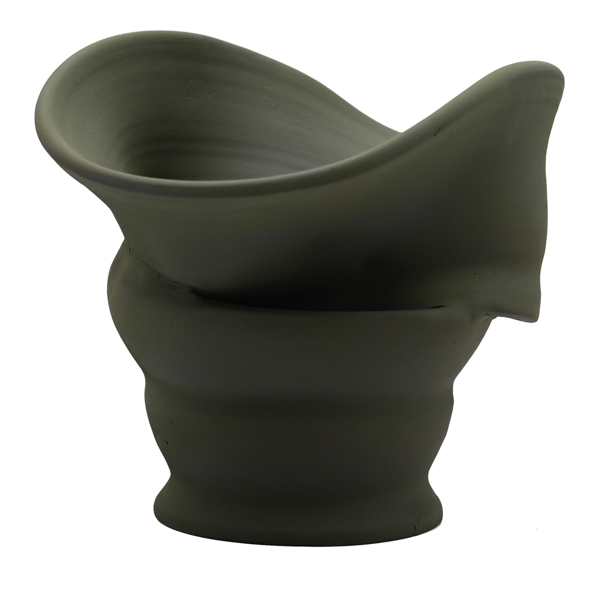 Green Hand Sculptured Vase