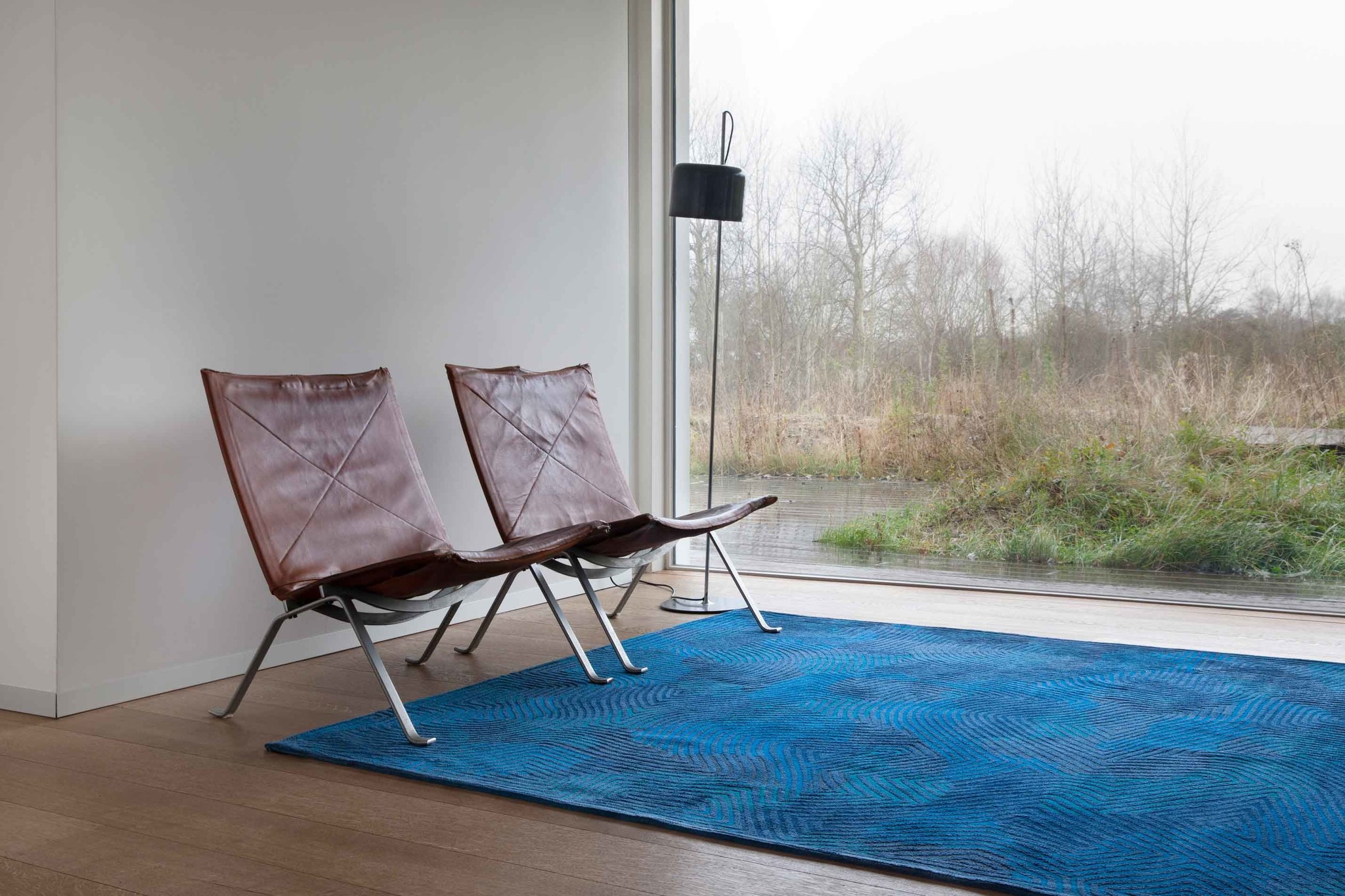 Blue Flatwoven Rug