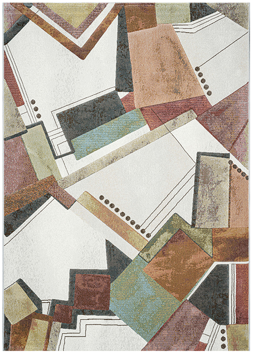 Abstract Modern Rug ☞ Size: 4' x 5' 7" (120 x 170 cm)