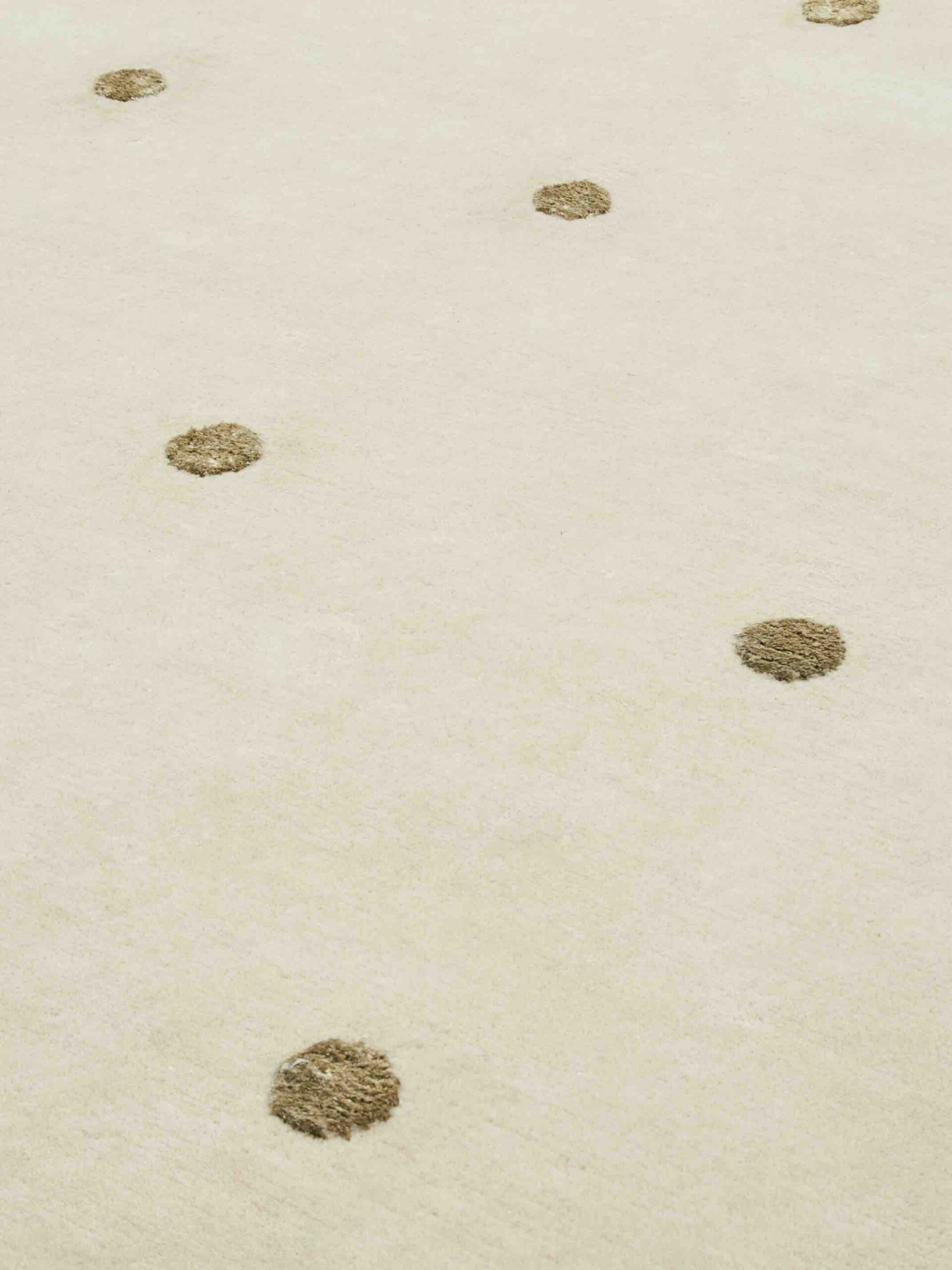Punti Beige Designer Handmade Rug