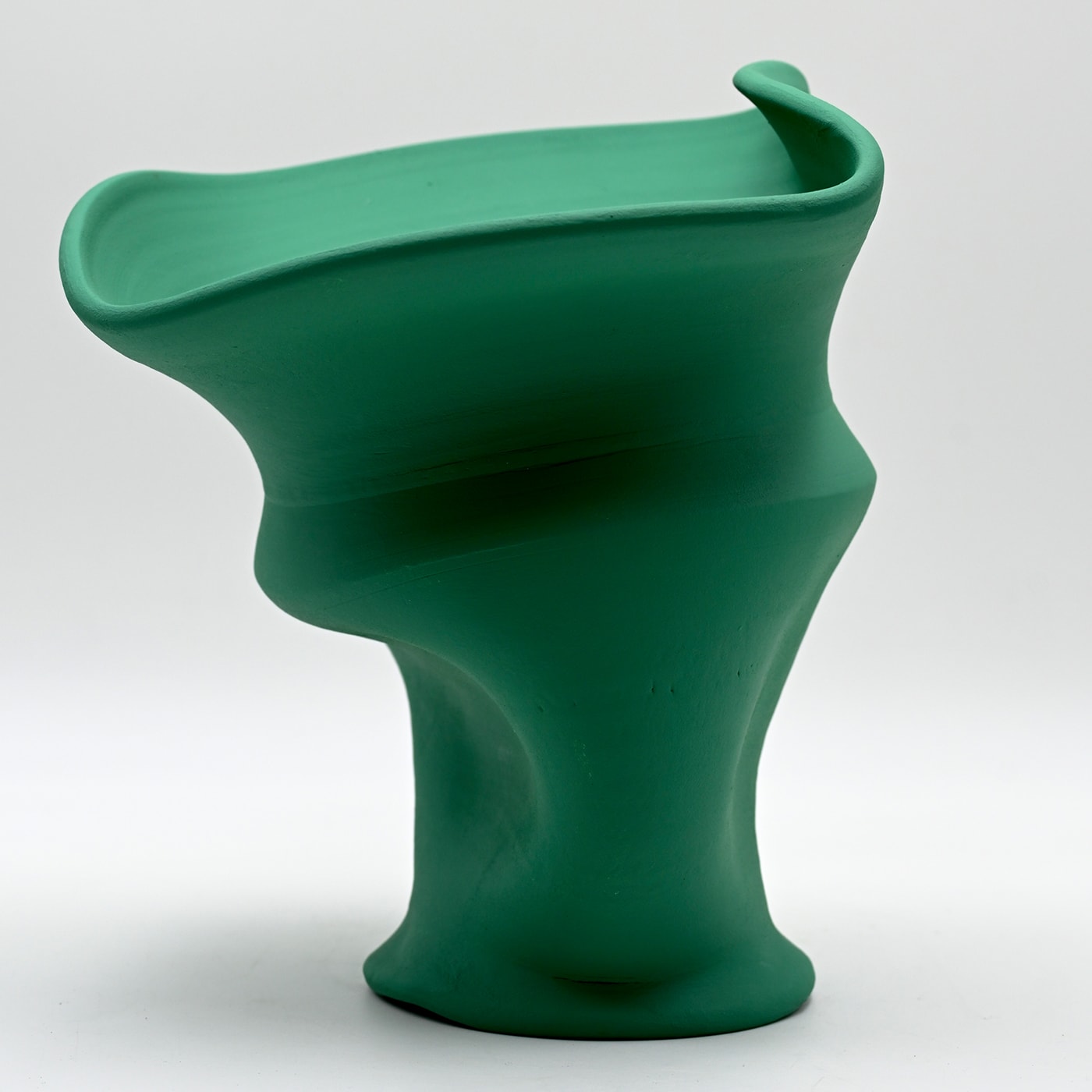 Green Hand Sculptured Vase