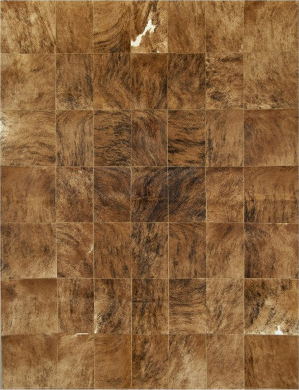 Gelos Cowhide Brown Rug