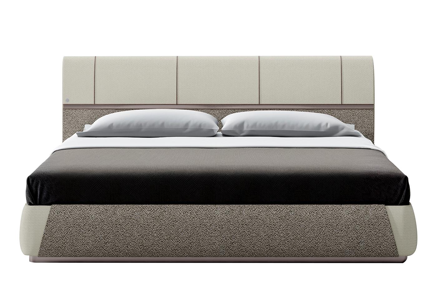 Dorian Bed with Headboard
