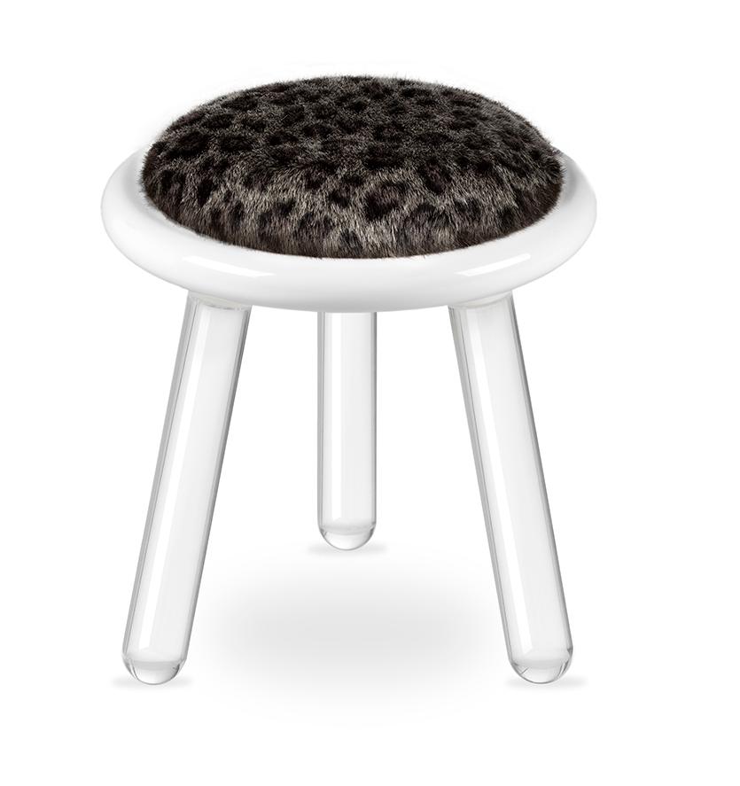 Mirage Leopard Stool