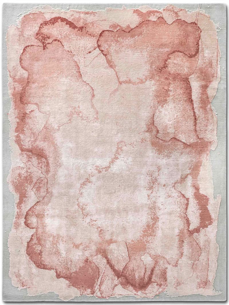 Mono Rose Hand Knotted Rug