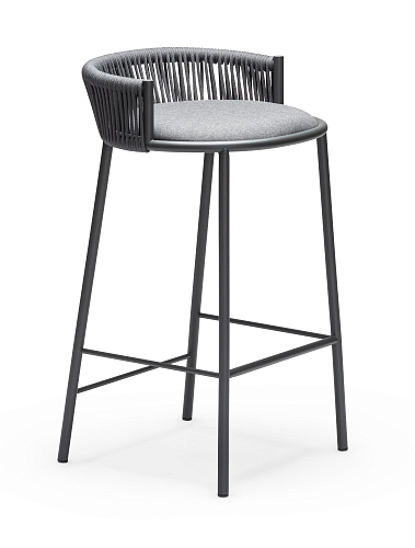 Millie SG-65 Gray Outdoor Bar Stool