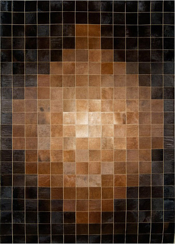 Florina Cowhide Brown Rug