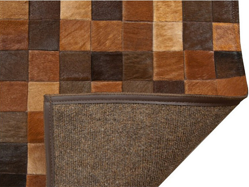 Mosai Brown Cowhide Rug