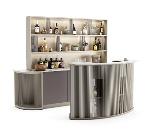 Dry Home Bar with Counter