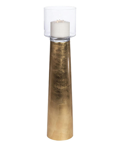 One Gold Candleholder