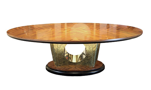 Oval Dining Table in Rosewood