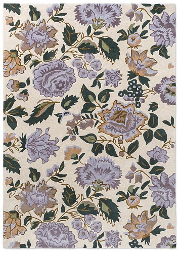 Heather Purple Floral Rug