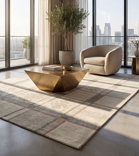 Grid Archive Artisan Rug