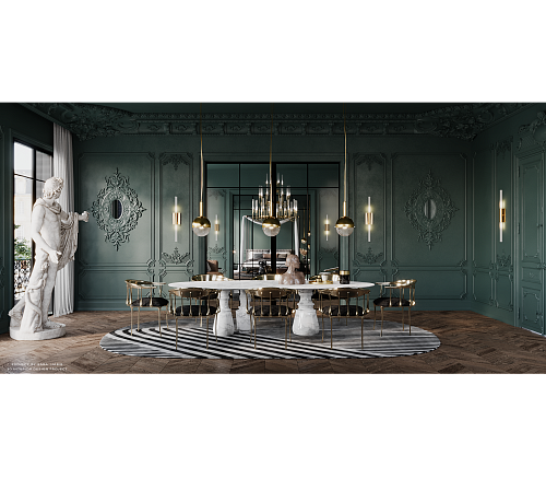Obsidian Oval XL Estremoz Dining Table