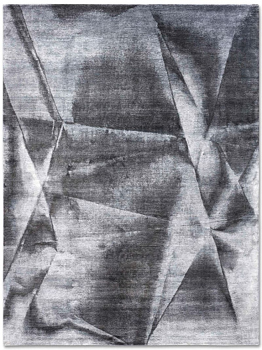 Charcoal Hand Knotted Rug