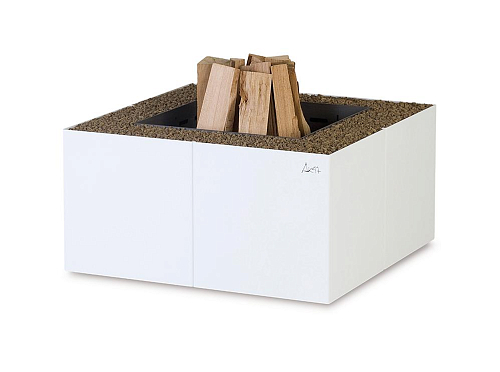 Dado White Fire Pit