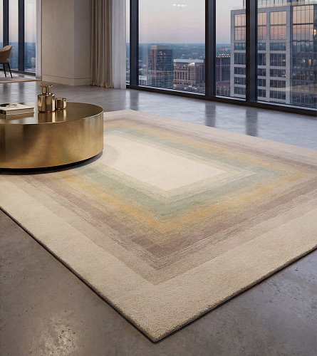 Inner Frame Handcrafted Rug
