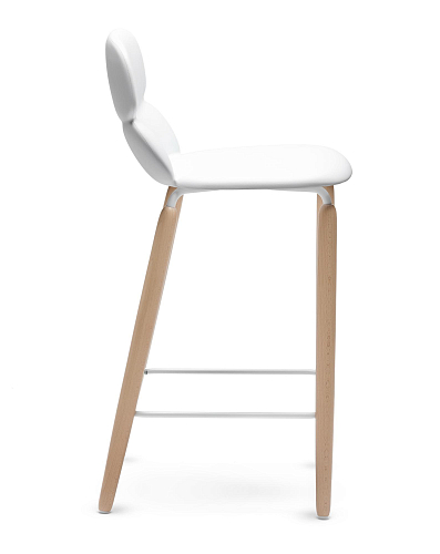 Nube W SG-65 White Bar Stool